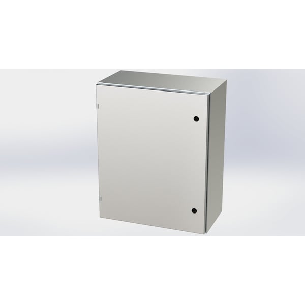 1/4 Turn Latch Electrical Enclosures, 30 in H, 12 in D, 24 in W, NEMA 3R, 4, 4X, 12, 13